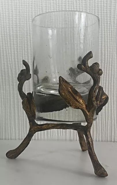 Ancien XXème très beau verre à liqueur ou coquetier en cristal