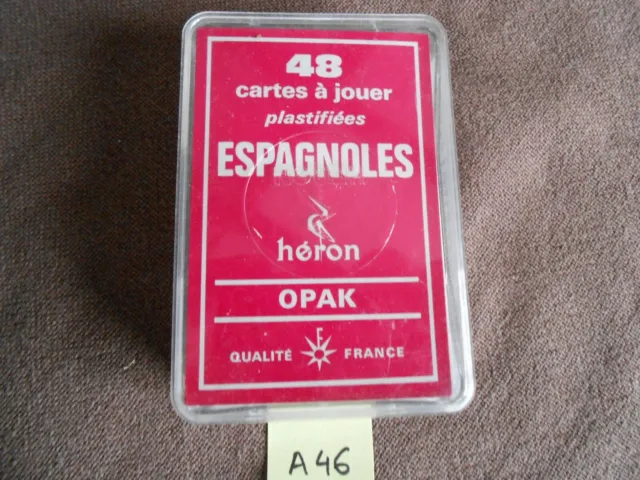 ♣️ Ancien jeu de cartes : Espagnoles de Héron