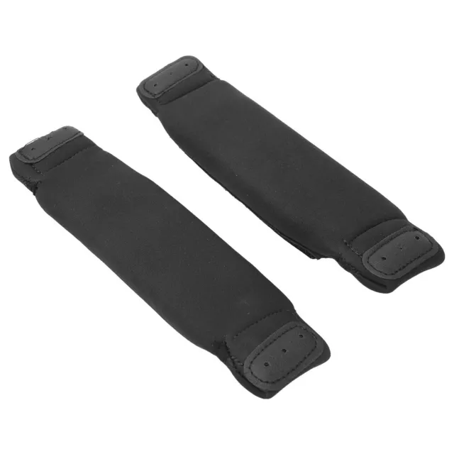 A Pair Of Black Kiteboard Kitesurfing Surf Board Foot Straps Replacement For -EM