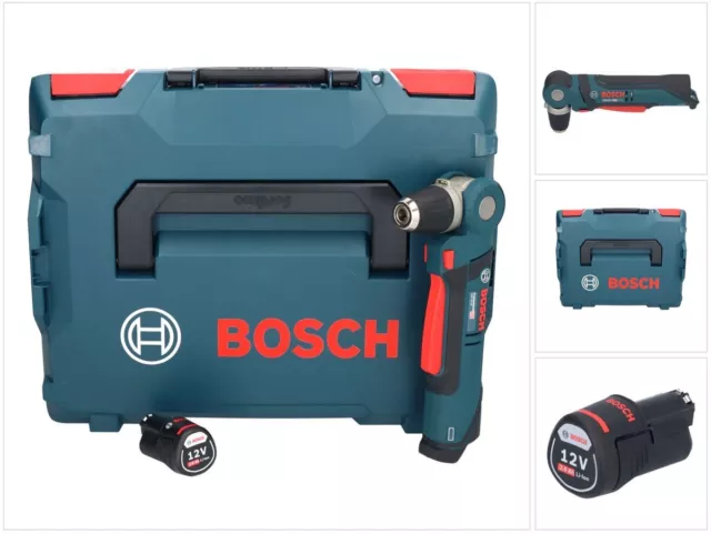 Bosch Professional GWB 12V-10 Winkelbohrmaschine 12V + 1x Akku 2 Ah - ohne Lader