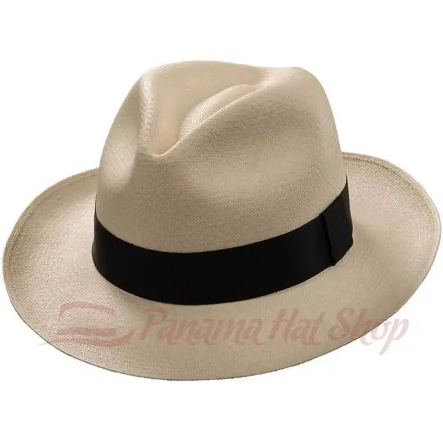 Authentic Panama Hat: Montecristi Fedora Straw Hat