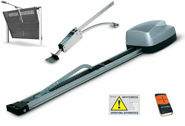 KIT SET AUTOMATION Uniko 100KG 24V Porte Inclinaison Contrepoids Garage