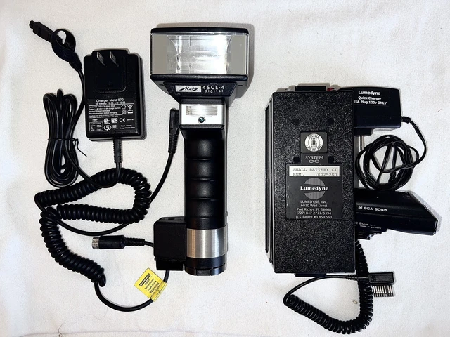 Metz 45 CL-4 Flash With Lumedyne Megacycler And Metz SCA 3045 TTL for Canon