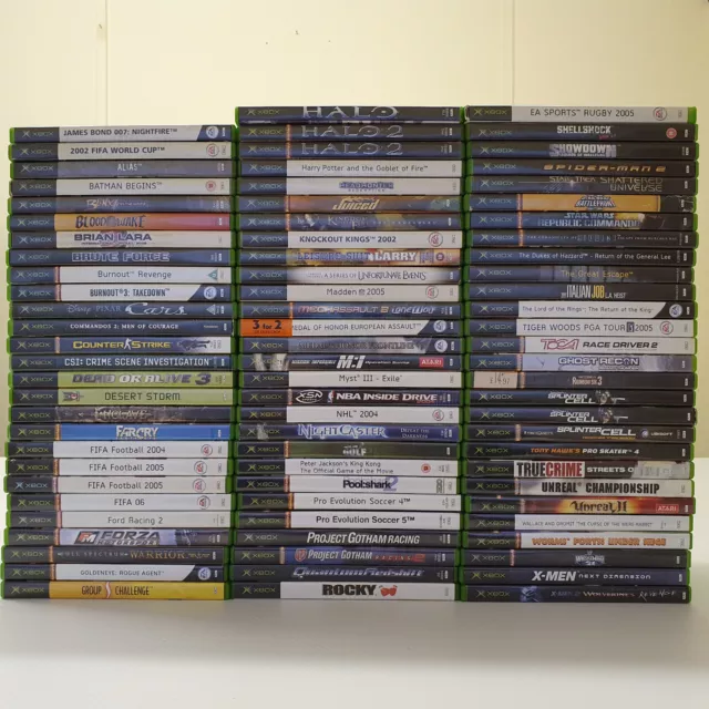 83 x Original Microsoft Xbox Games Large Bundle Joblot Job Lot #3