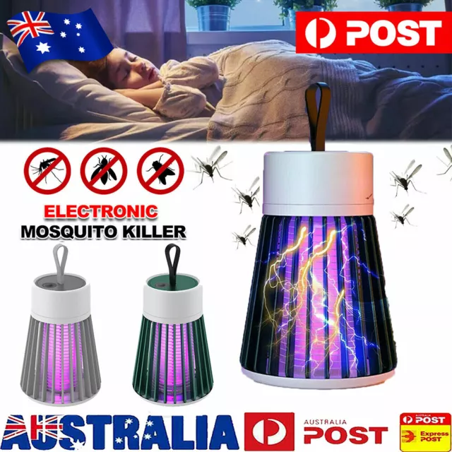 Mosquito Killer Lamp Electric Insect Catcher Fly Bug Zapper Trap LED UV Mozzie