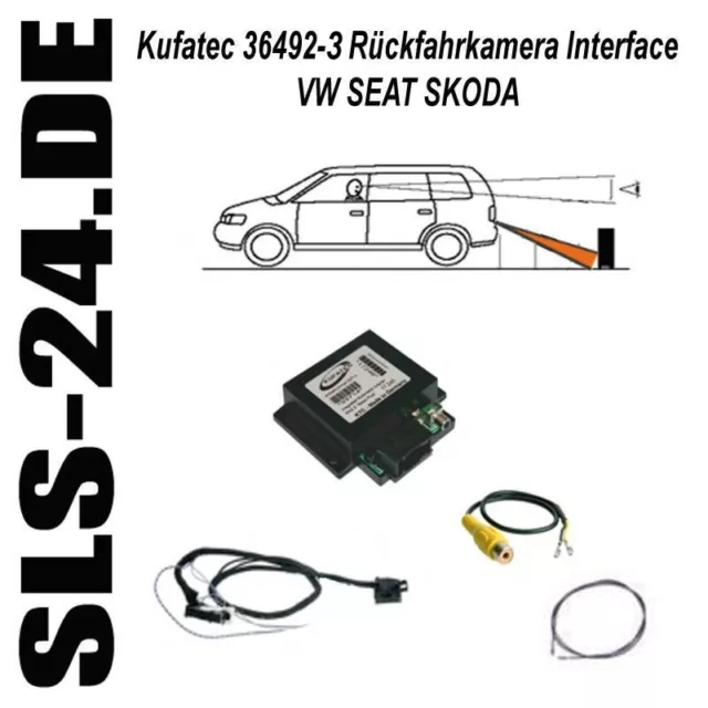 Kufatec 36492-3 Rückfahrkamera RFK Interface VW SKODA Nexus RNS MFD2 MFD 2 Golf