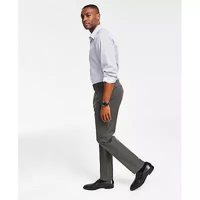 Lauren Ralph Lauren Men's Olive Dress Pants - Classic-Fit Cotton Stretch