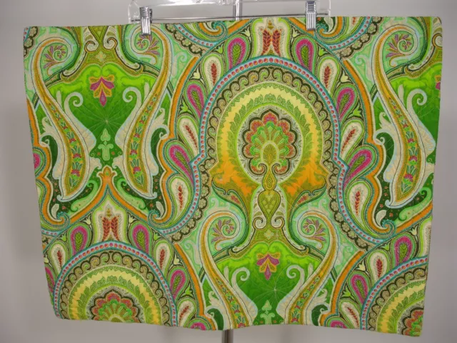 Echo Set Of 2 Vineyard Paisley Rectangular Pillowcase 28.5" X 22"