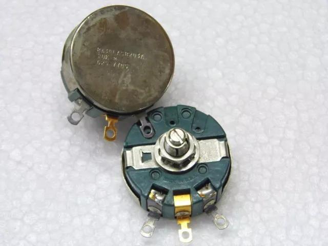 Lot x2 : potentiomètre 20k ohms 4W clarostat RA30LASB203A 5905-00-173-7399