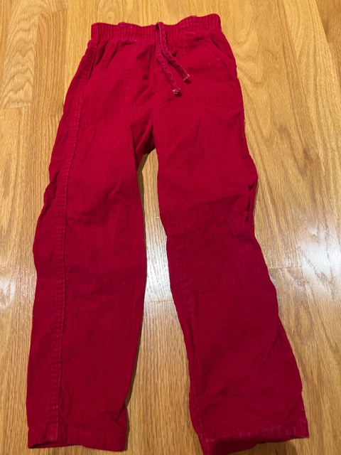 vintage red corduroy pants youth 6