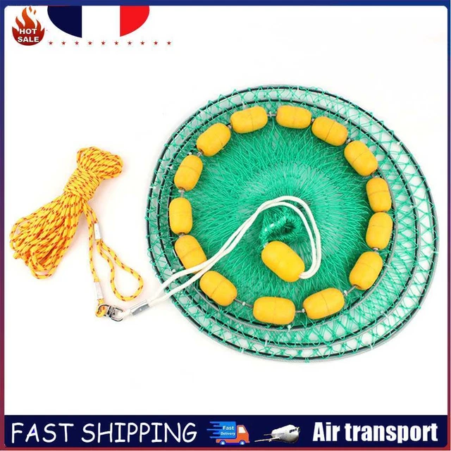 Portable Multi-Floating Ball Fishing Net Steel Wire Mesh Fishing Guard (40)