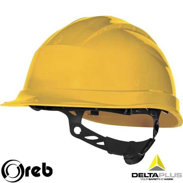 Elmetto Casco di sicurezza giallo Quarts Delta Plus 1453535A