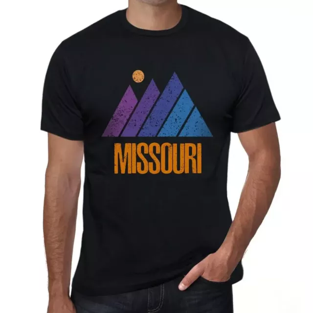 Uomo Maglietta Montagna Del Missouri – Mountain Missouri – T-shirt Stampa