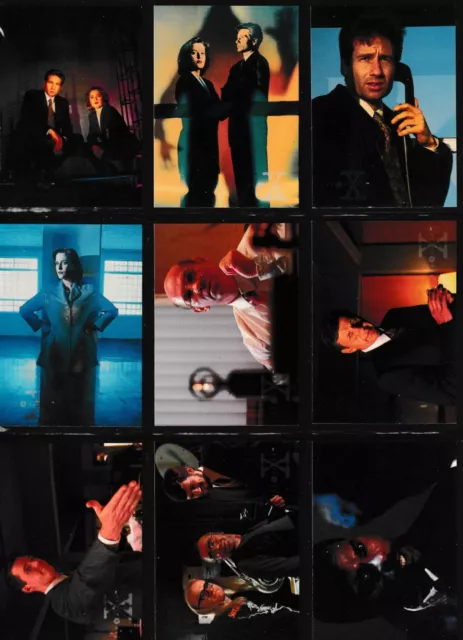set complet de72 cartes 1996 Topps The X-Files Season Two