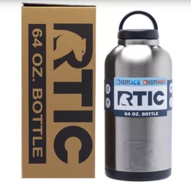 RTIC 36oz 64oz Bottle Rambler Hot Cold Drink Travel Coolers NEW