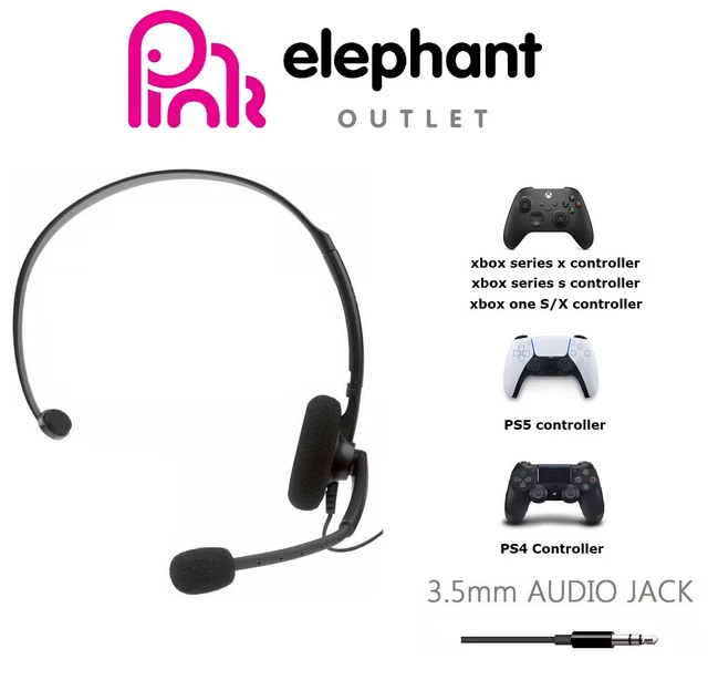 XBOX ONE SERIES S/X PS4 PS5 CHAT HEADSET Mic Gaming Headphones 3.5mm Audio Jack