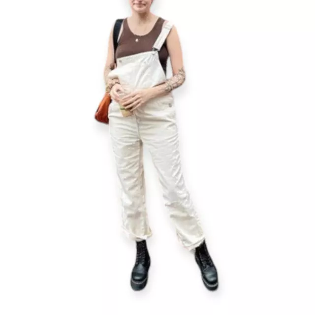 EVERLANE THE CANVAS Overalls in Ivory, Size 8, New with tag, $98.00 ...
