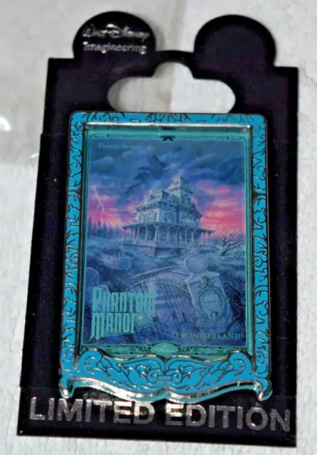 Walt Disney Imagineering WDI Disneyland Paris Phantom Manor poster pin LE 300