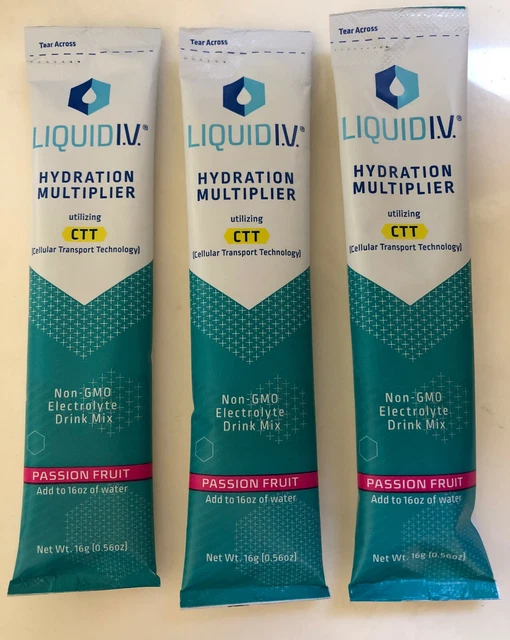 LIQUID I.V. IV Hydration Multiplier Powder Instant Drink Mix 3 Pk