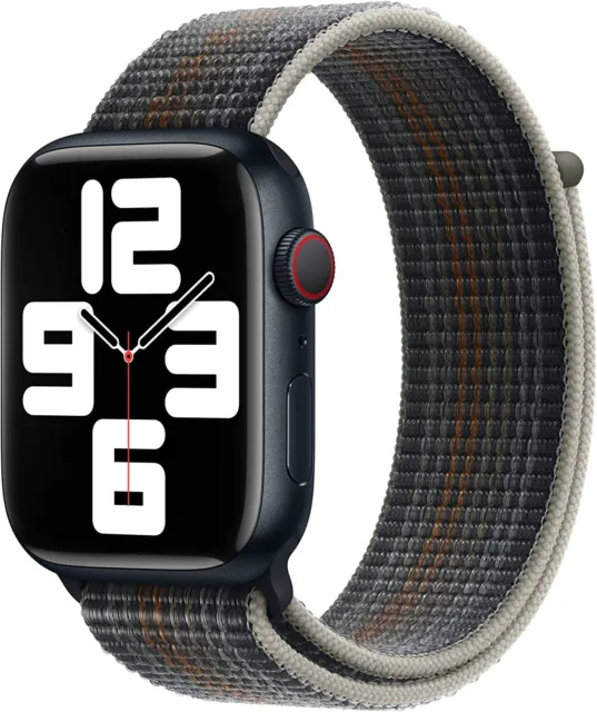 Apple Watch Series SE 40mm GPS Cellular Space Gray Case With Charcoal Sport Loop