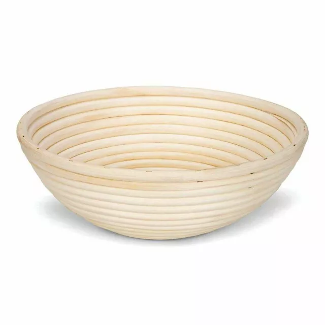 Gärkorb Gärkörbchen Brotkorb Form Rund Ø 25cm Rattan Pettigrohr Brot Teig 1,5 kg