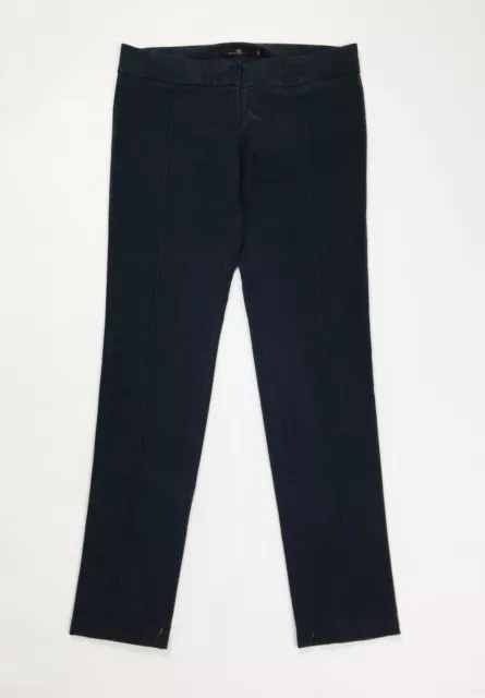 Elisabetta franchi celyn b pantalone donna skinny W28 tg 42 blu stretch T3550