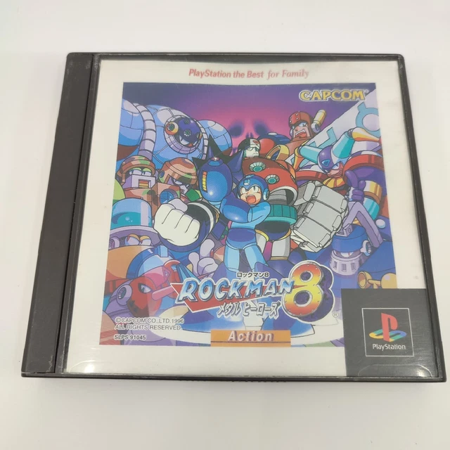 Rockman 8 Boxed Playstation 1 PS1 Japan Japanese Game