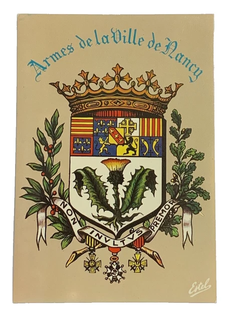 Nancy Les Armes de la Ville Postcard France