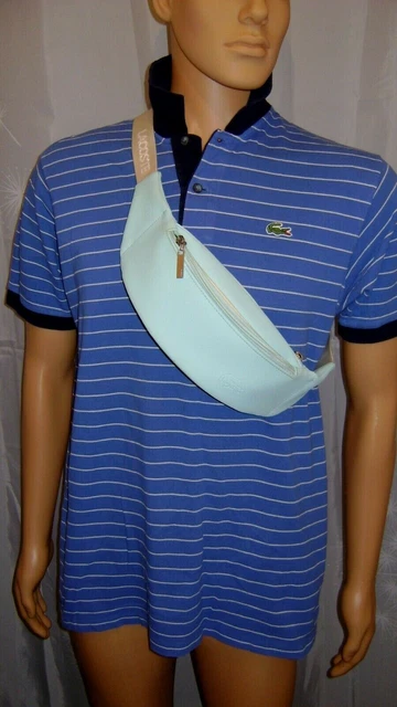 LOT LACOSTE polo sacoche banane homme taille L EUR 155,00