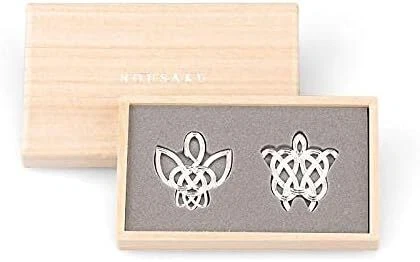 Nousaku Chopstick rest - Tsurukame [100% tin] 502000