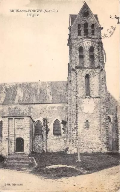 Cpa 91 Briis Sous Forges Eglise