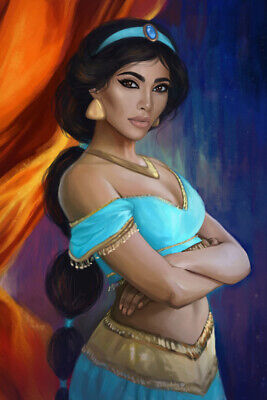 367431 PRINCESS JASMINE Aladdin Art Decor Wall Print Poster $13.95 