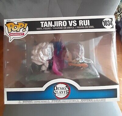 FUNKO POP MOMENT Demon Slayer (Kimetsu no Yaiba) Tanjiro vs Rui 1034