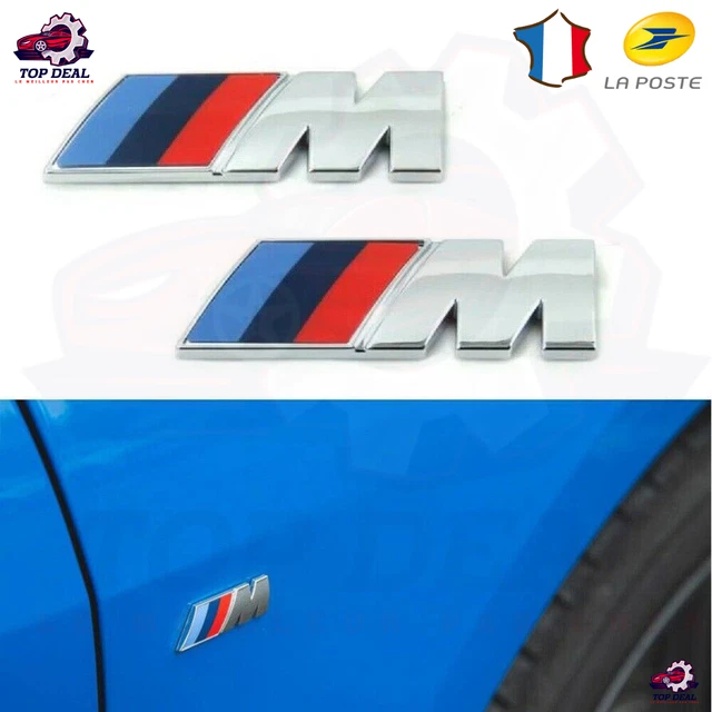 BMW M PERFORMANCE Emblem Badge Emblem Blason Wappen In ALUMINUM - Foto 2
