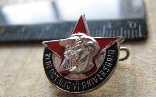 Cuba RIVOLUZIONE COMUNISTA VINTAGE PIN BADGE RARO