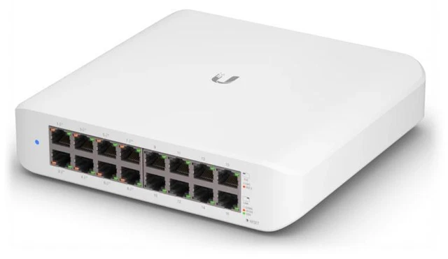 Ubiquiti UniFi Switch Lite 16 Port Gigabit PoE Switch | USW-Lite-16-POE