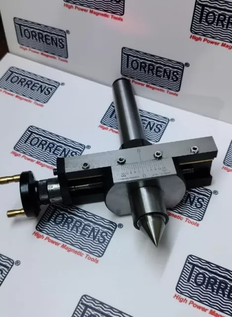 NEW IMPROVED Lathe Taper Turning Attachment MT2 Shank With Revolving Live Center