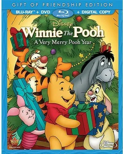 BLU RAY + DVD Winnie the Pooh: A Very Merry Pooh Year (2002) Walt Disney