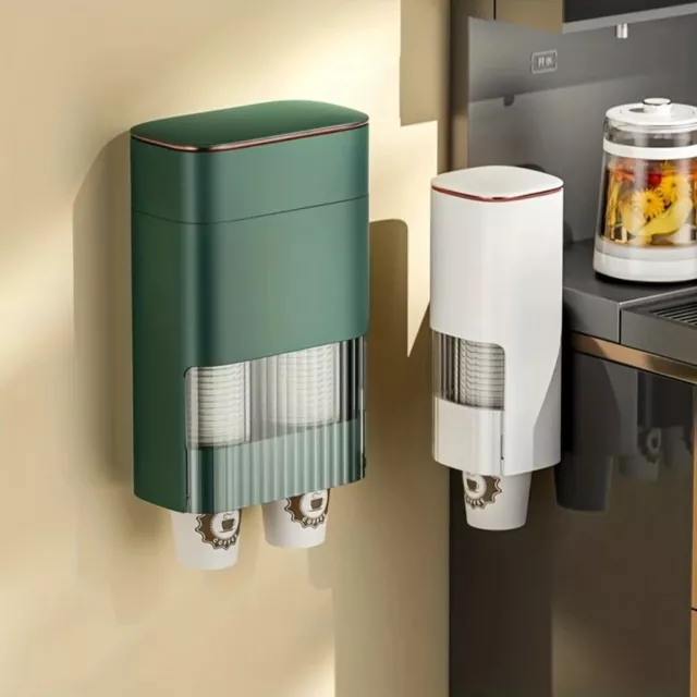 Wall-mounted Disposable Paper Cup Holder Cup Extractor  Home Supplier