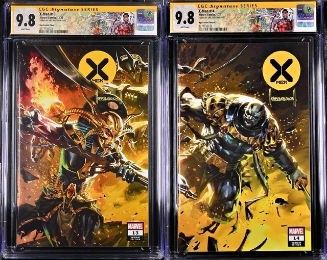X-Men #13 & #14 Cgc Ss 9.8 Kael Ngu Exclusive Connecting Variant Set Apocalypse