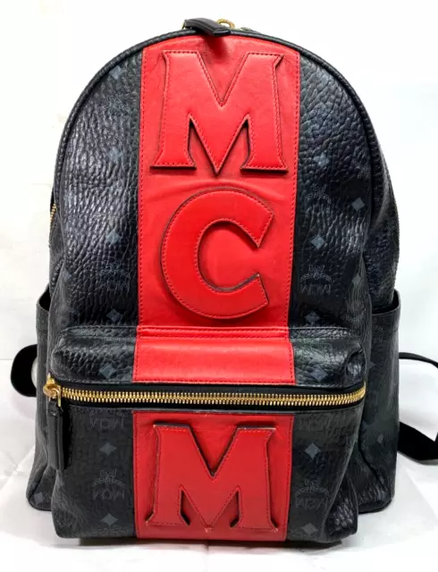 Sold at Auction: MCM SHOULDER BAG LARGE STARK FRONT STUDS BACKPACK