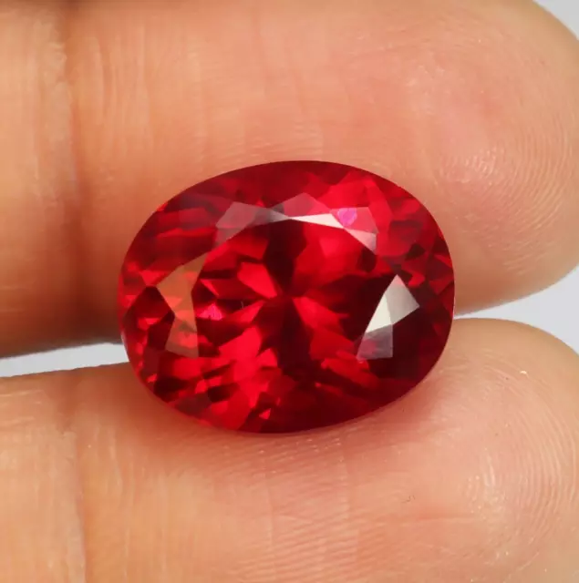 15.40 Ct Natural Certified BURMA Pigeon Blood Red Ruby Unheated Loose Gemstones