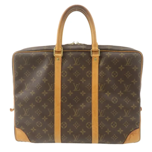 Auth Louis Vuitton Monogram Porte Documents Voyage Hand Bag M53361 Used