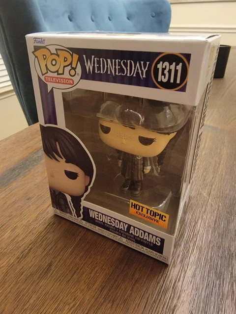Funko Pop! Netflix Wednesday Addams #1311 Metallic Hot Topic Exclusive
