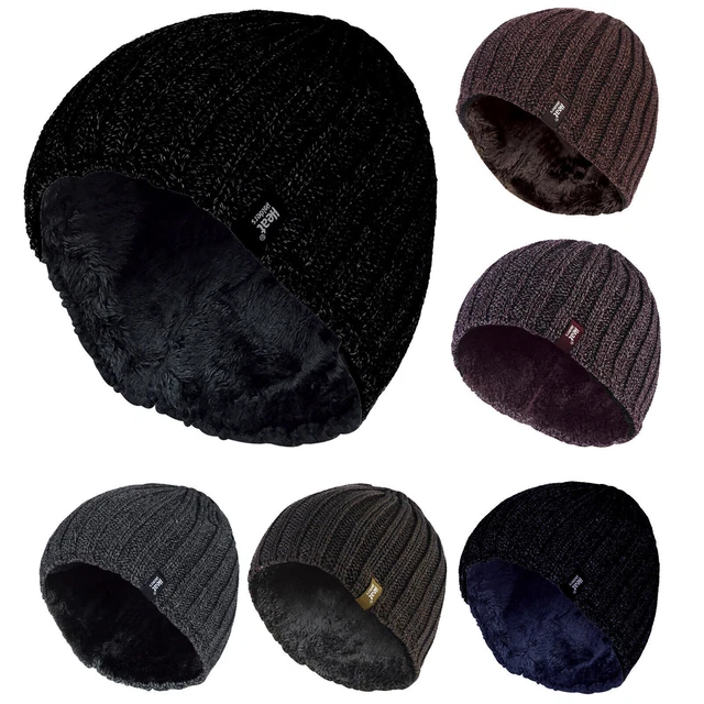 Cache-cou épais Homme Heat Holders - Snood Polaire Tricoté, Chaud Et Confortable Pour L'hiver