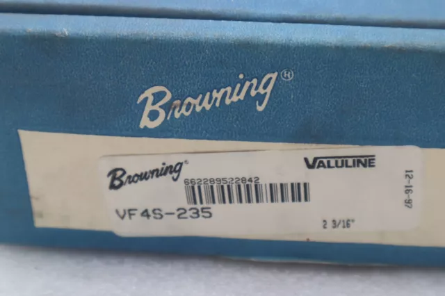 NEW BROWNING VF4S-235 / VF4S235 Ball Bearing Flange Unit 2-3/16'' STOCK B-1477