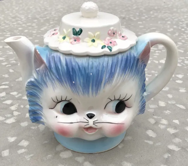 Vintage Lefton Miss Priss Lookalike Kitty Teapot Anthropomorphic Cat Kitschy 3000 Picclick
