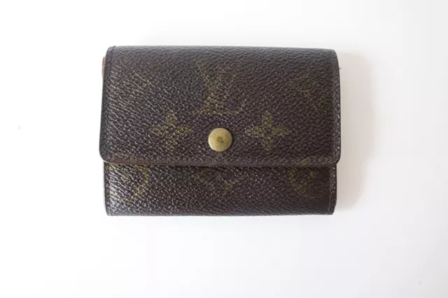LOUIS VUITTON CARD Holder Wallet Purse Brown Monogram LV With Box & Dustbag  £190.00 - PicClick UK