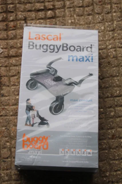 Brand New Black Lascal BuggyBoard Maxi Universal Buggy Board for Pushchair Pram