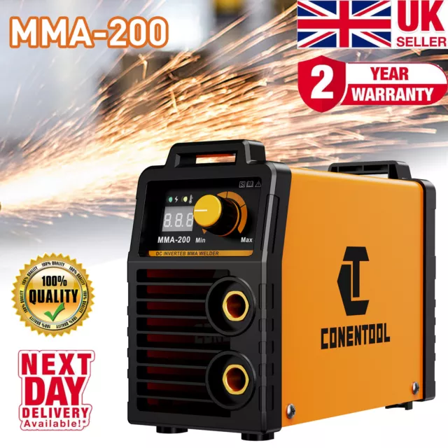 NEW Portable Mini ARC MMA‑200 Amp IGBT Inverter Welder Electric Welding Machine